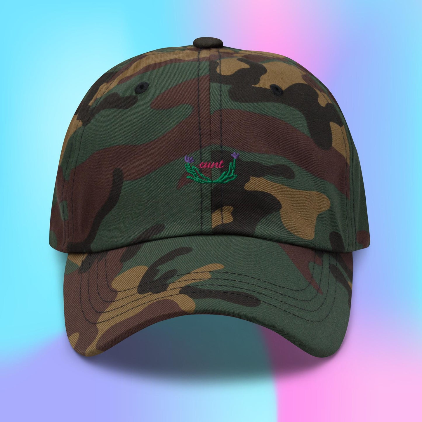 C*nt Floral Dad Hat