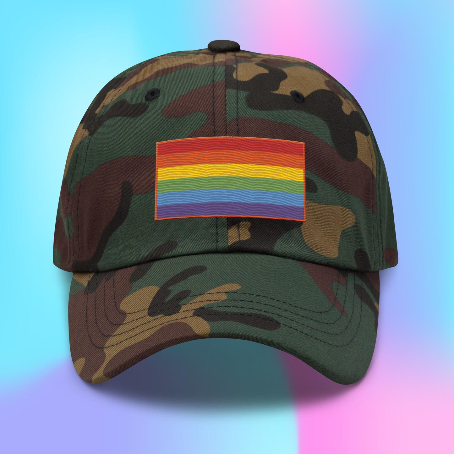 Rainbow Pride Flag Dad Hat