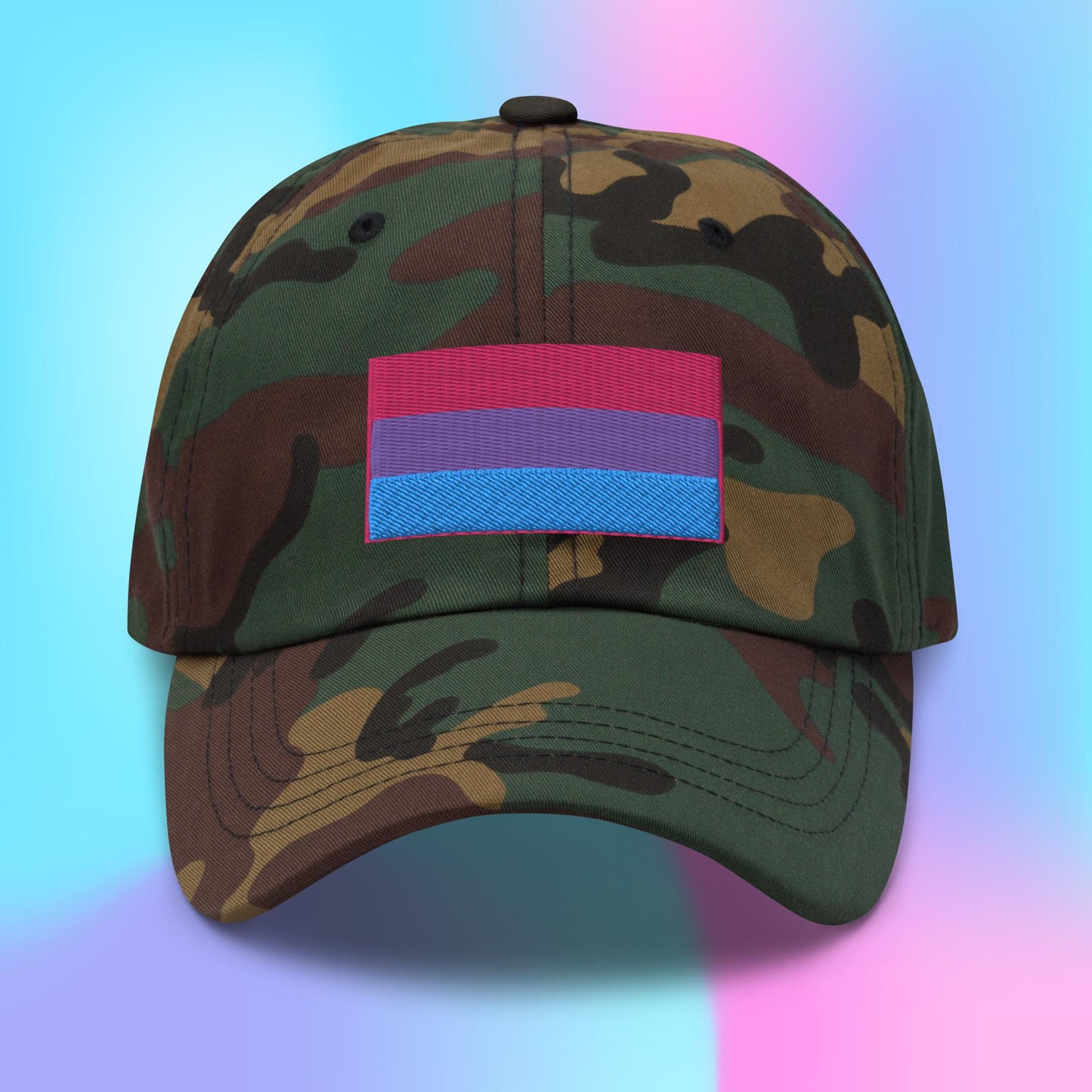 Bi Bisexual Pride Flag Dad Hat