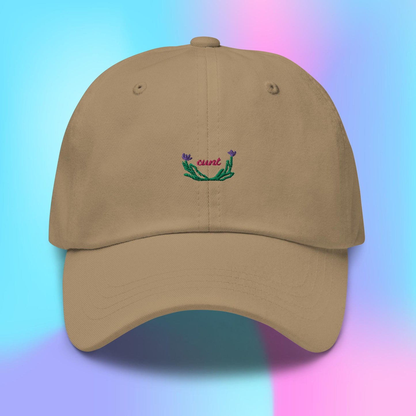 C*nt Floral Dad Hat