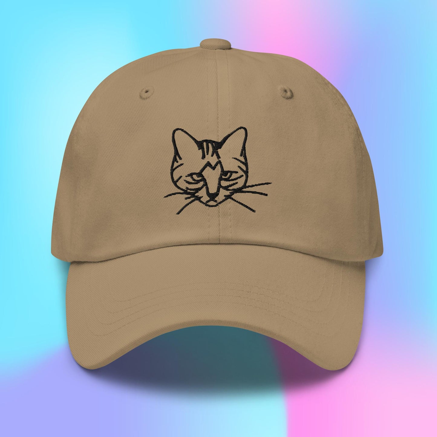 Annoyed Cat Logo Dad hat