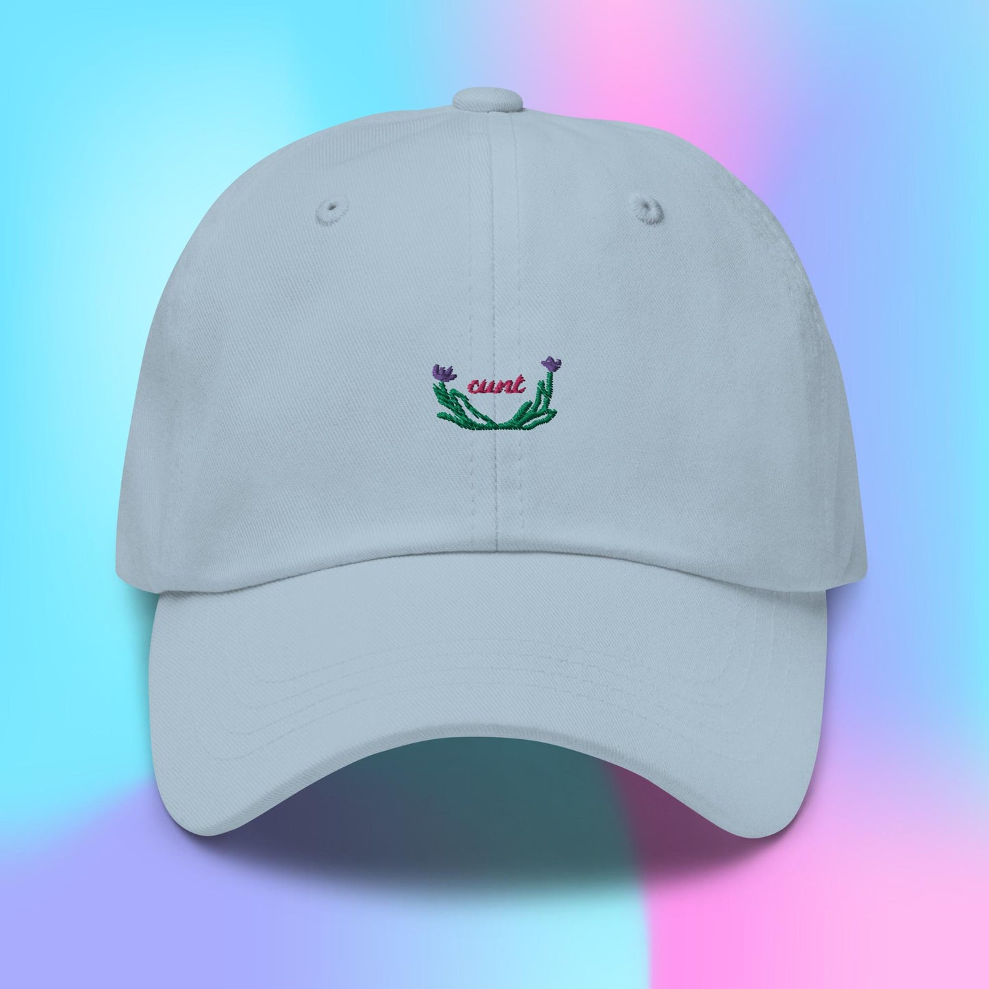 C*nt Floral Dad Hat