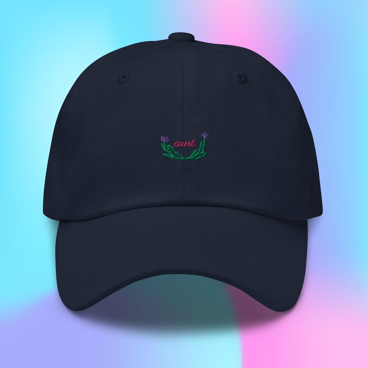 C*nt Floral Dad Hat