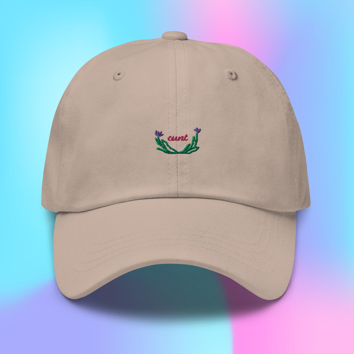 C*nt Floral Dad Hat