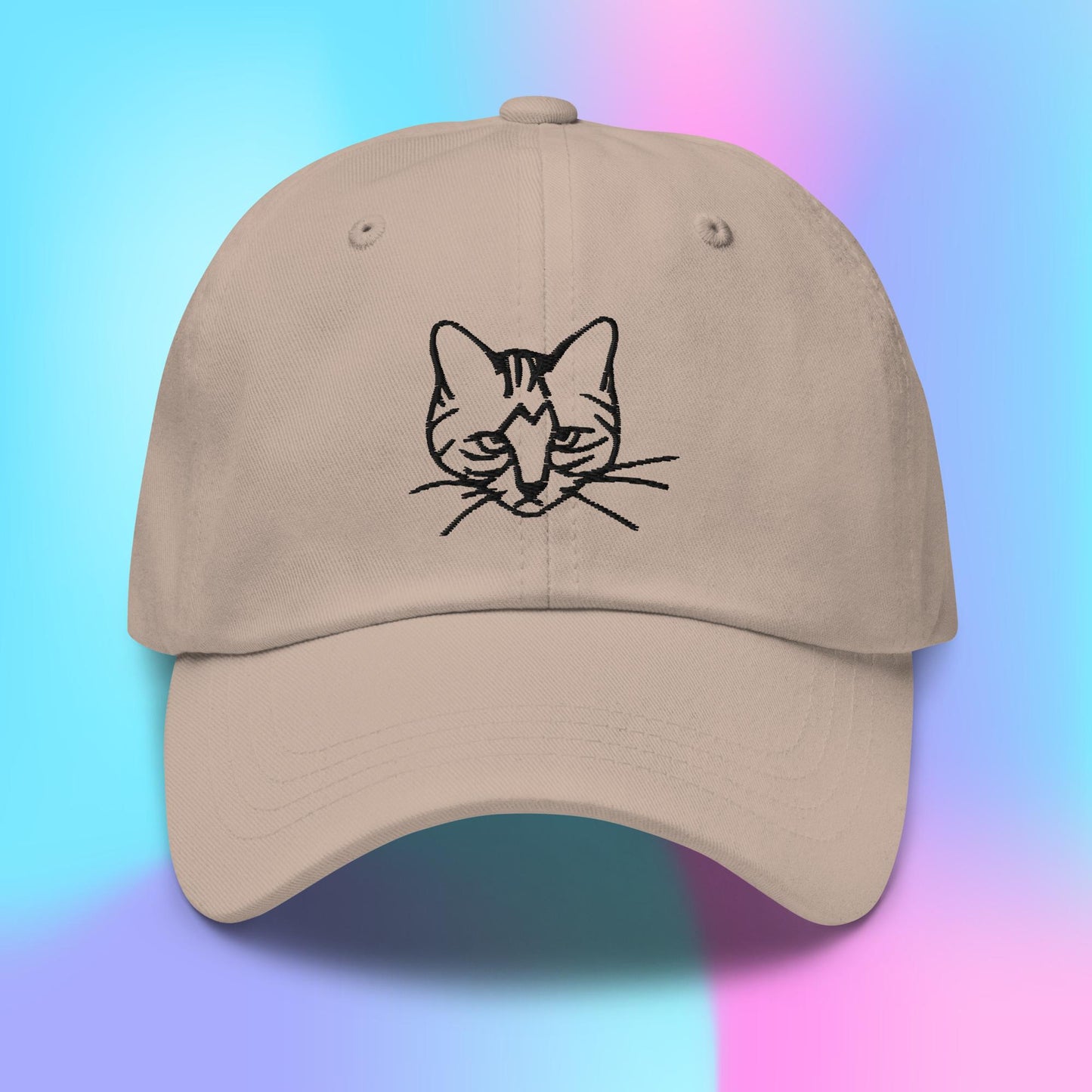 Annoyed Cat Logo Dad hat