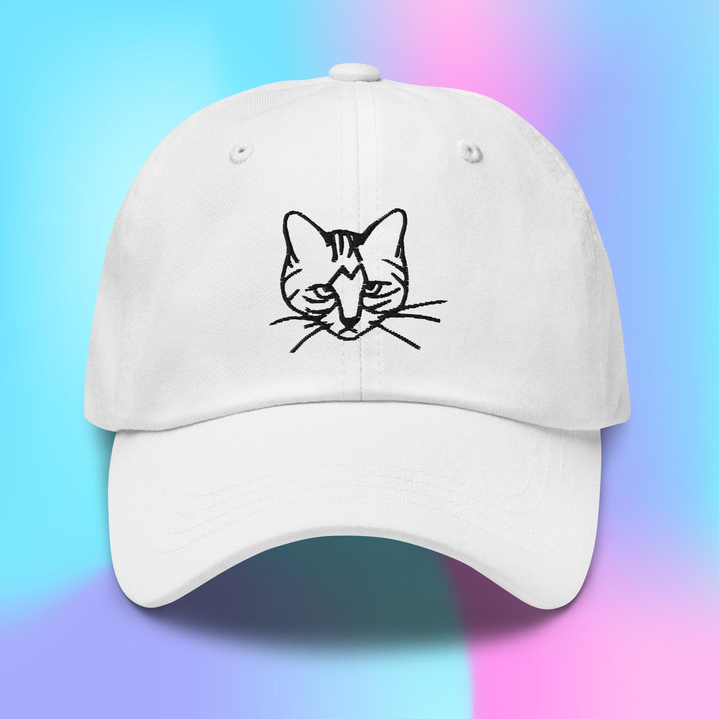 Annoyed Cat Logo Dad hat