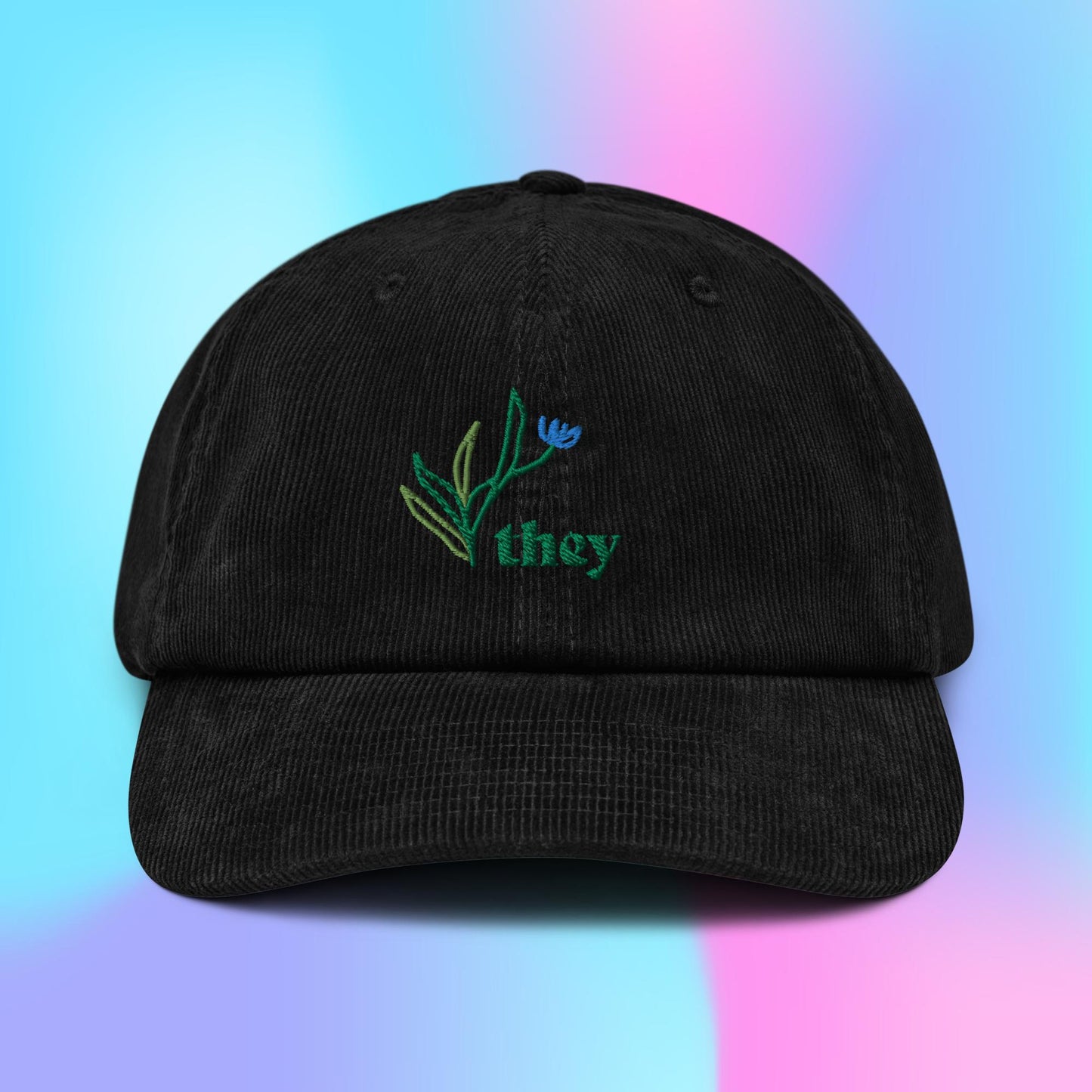 They Pronouns Corduroy hat