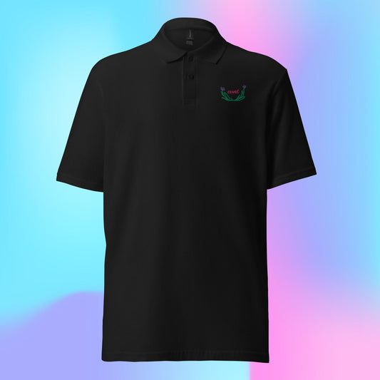 C*nt floral polo shirt