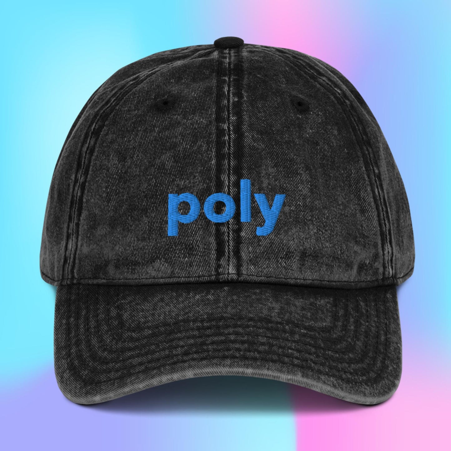 Poly Polyamorous Cotton Twill Hat