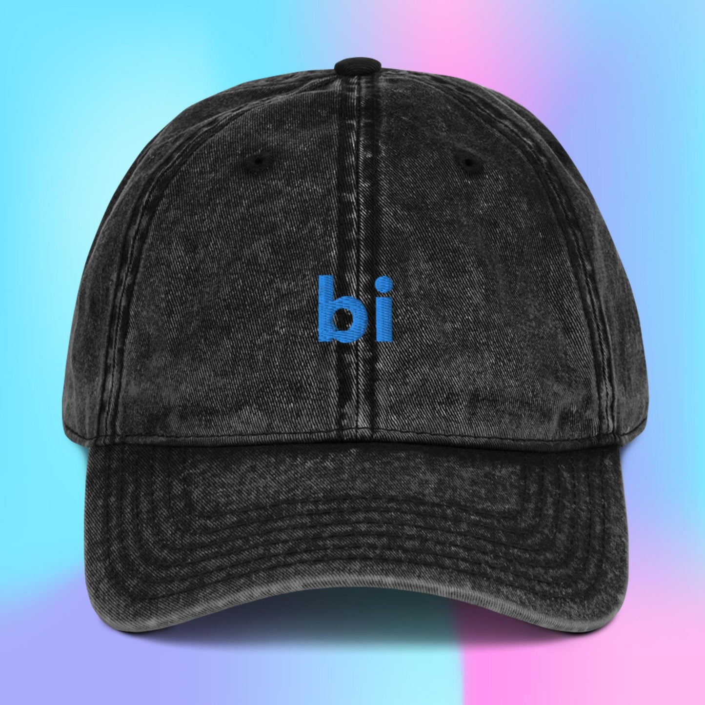 Bi Bisexual Cotton Twill Hat