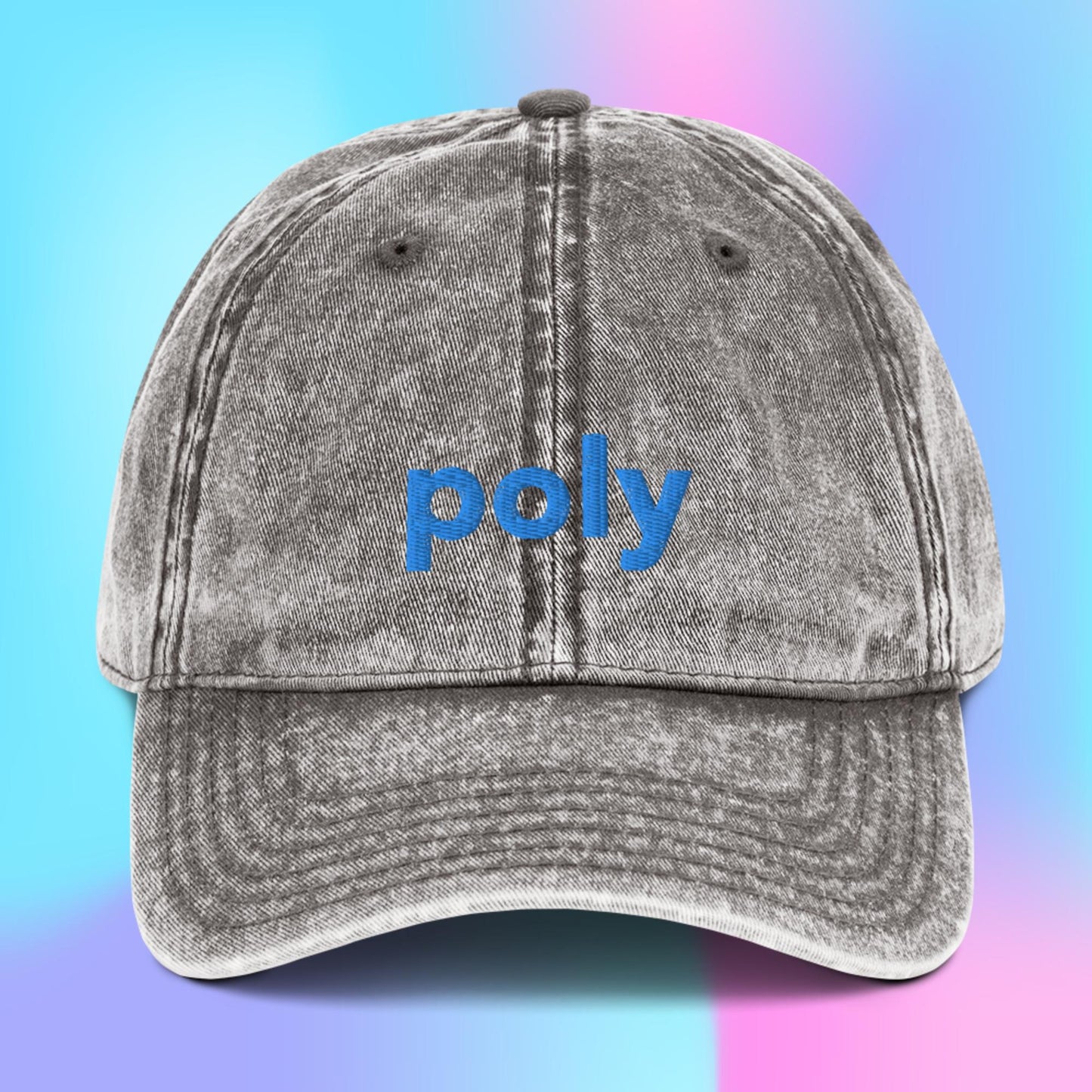 Poly Polyamorous Cotton Twill Hat