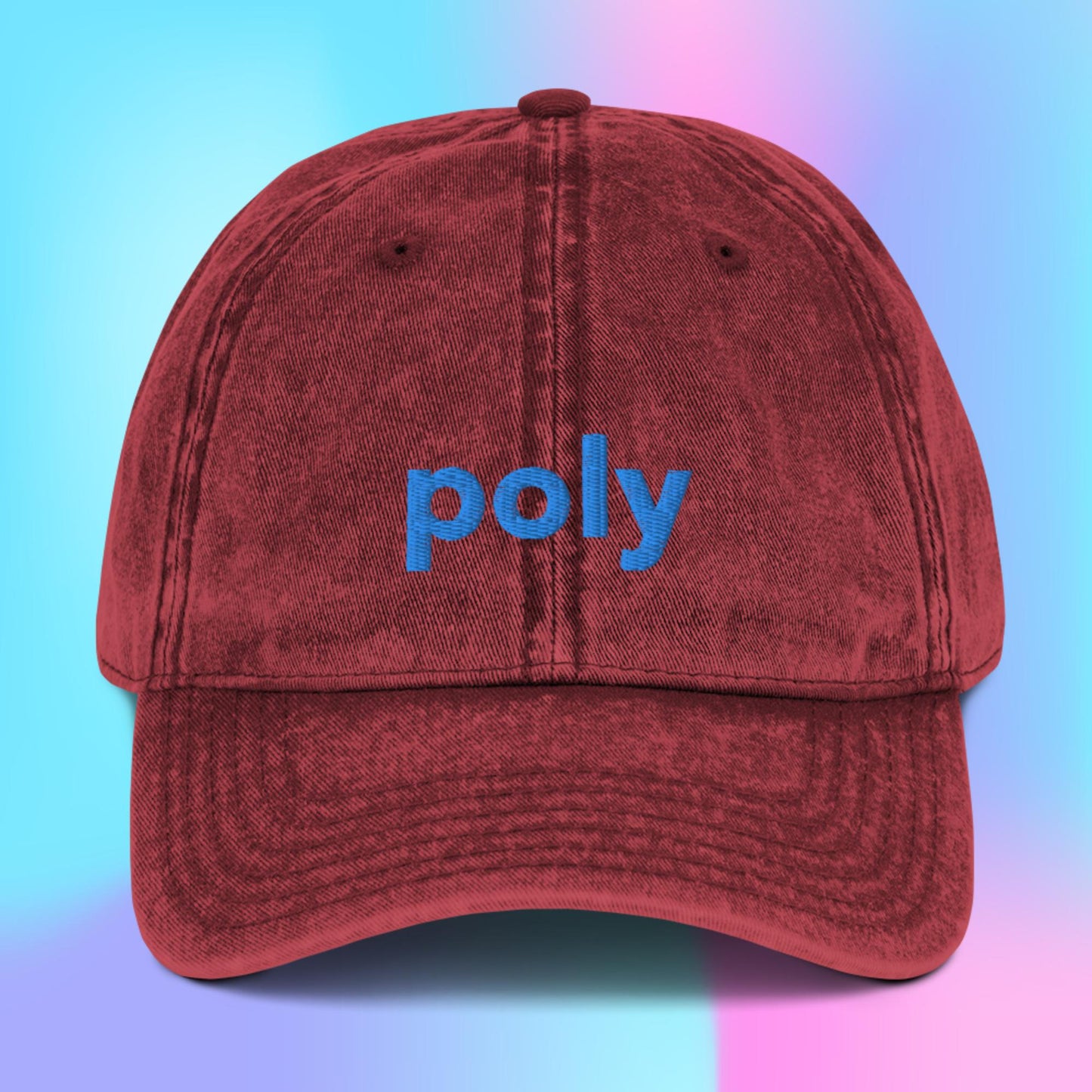 Poly Polyamorous Cotton Twill Hat