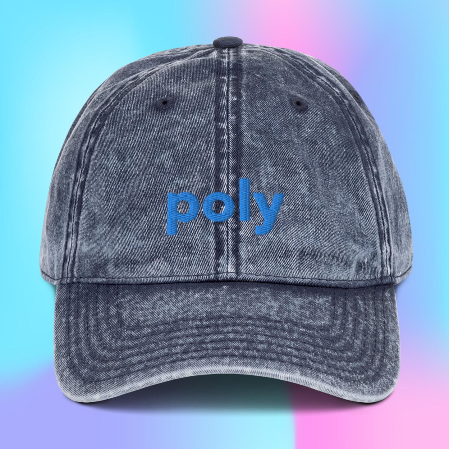 Poly Polyamorous Cotton Twill Hat