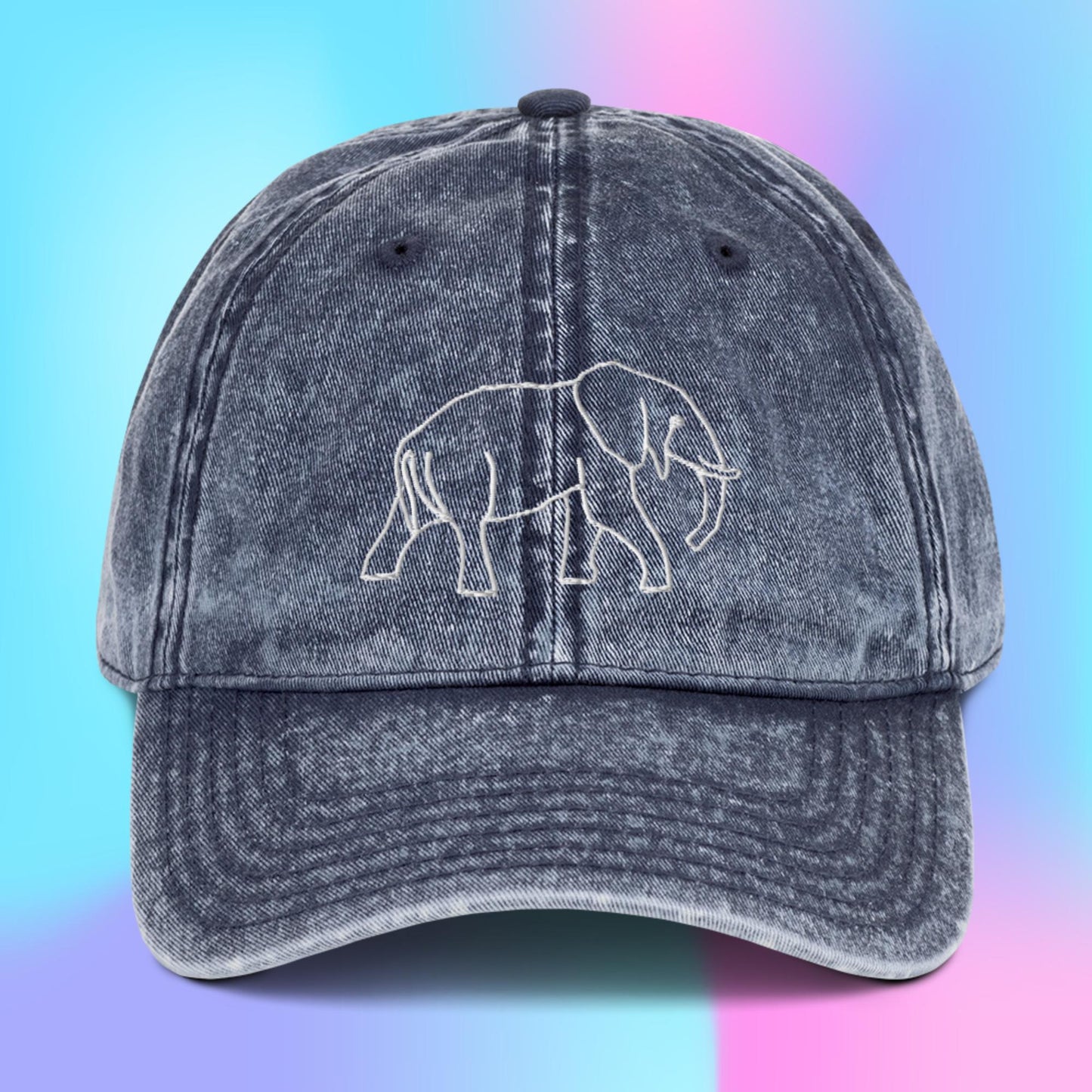 Elephant Cotton Twill Hat