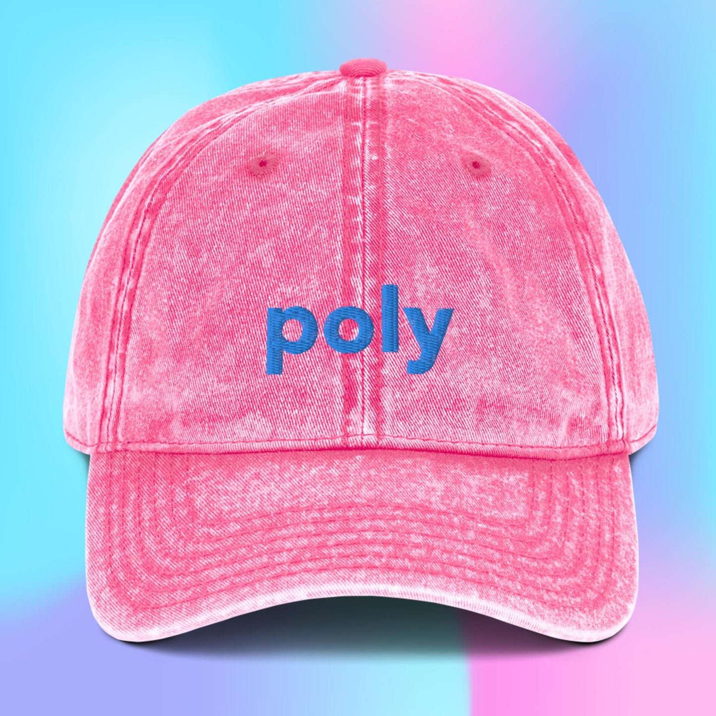 Poly Polyamorous Cotton Twill Hat