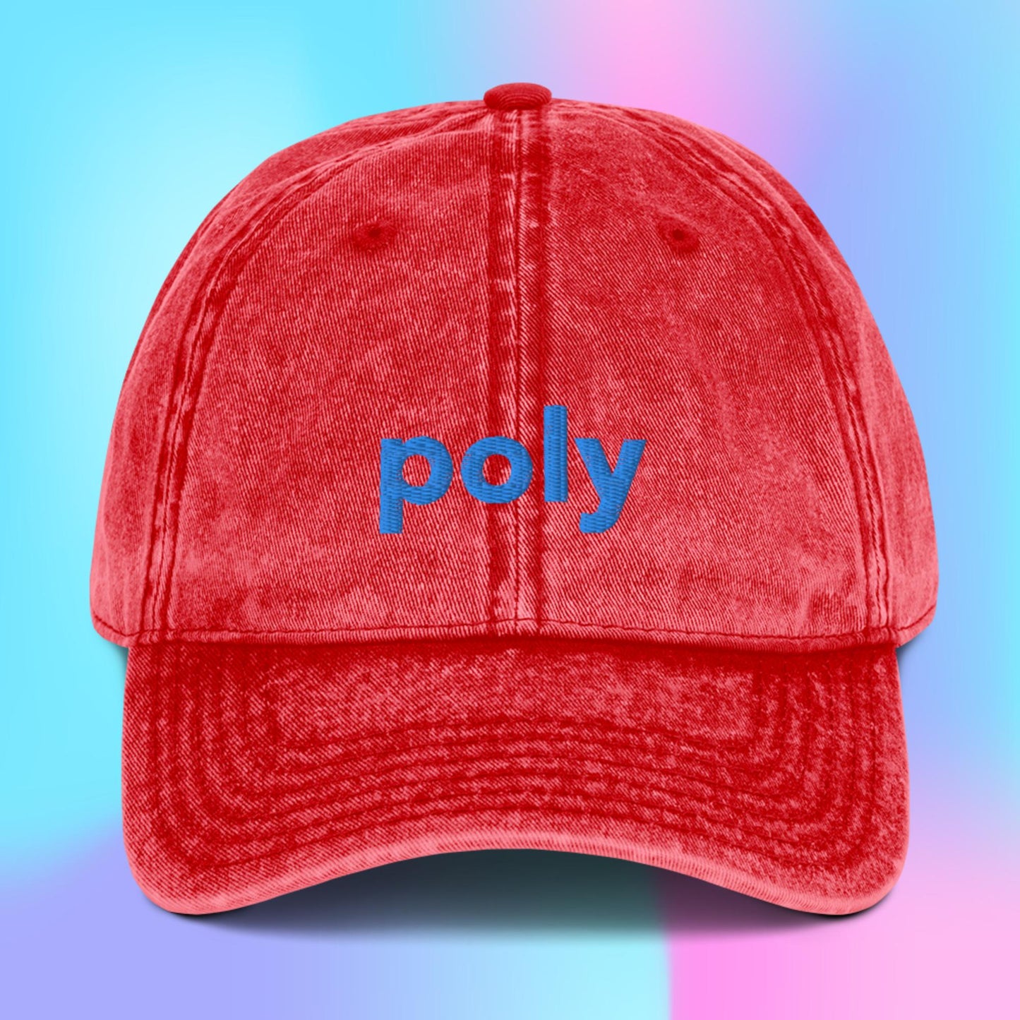 Poly Polyamorous Cotton Twill Hat