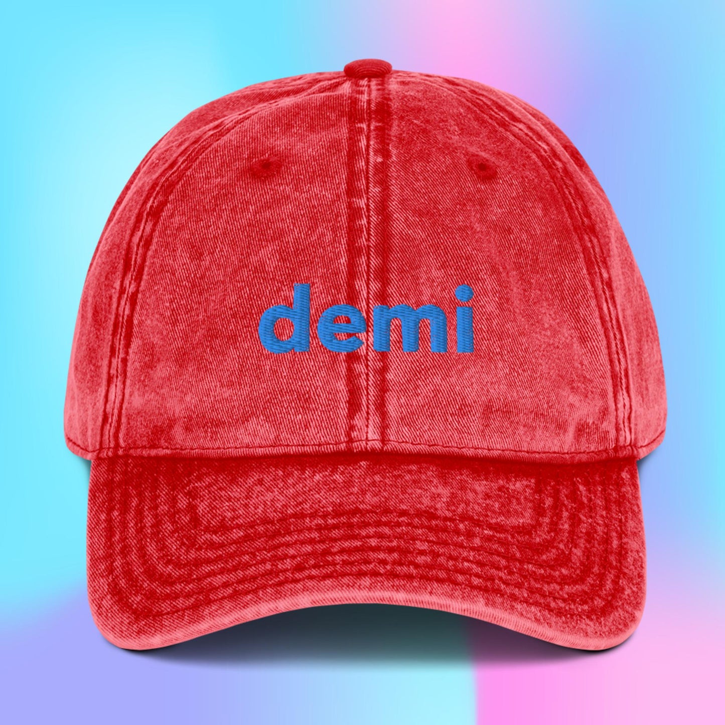 Demi Demisexual Cotton Twill Hat